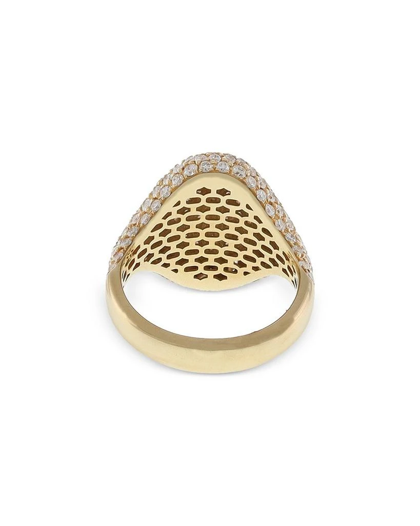 18K Yellow Gold Pavé Diamond Dome Statement Ring - Exclusive, Italy Campaign 商品