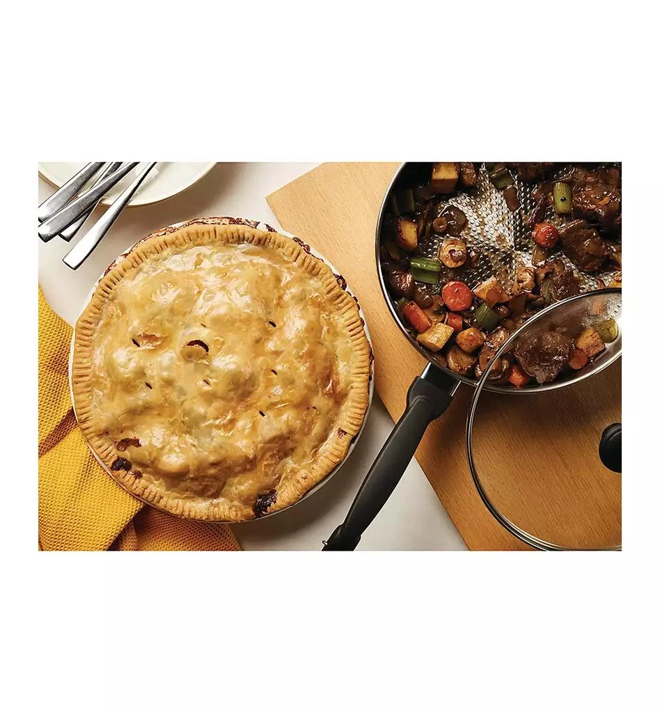 Classic Series Stainless Steel 4-Qt. Saucepot & Lid 商品