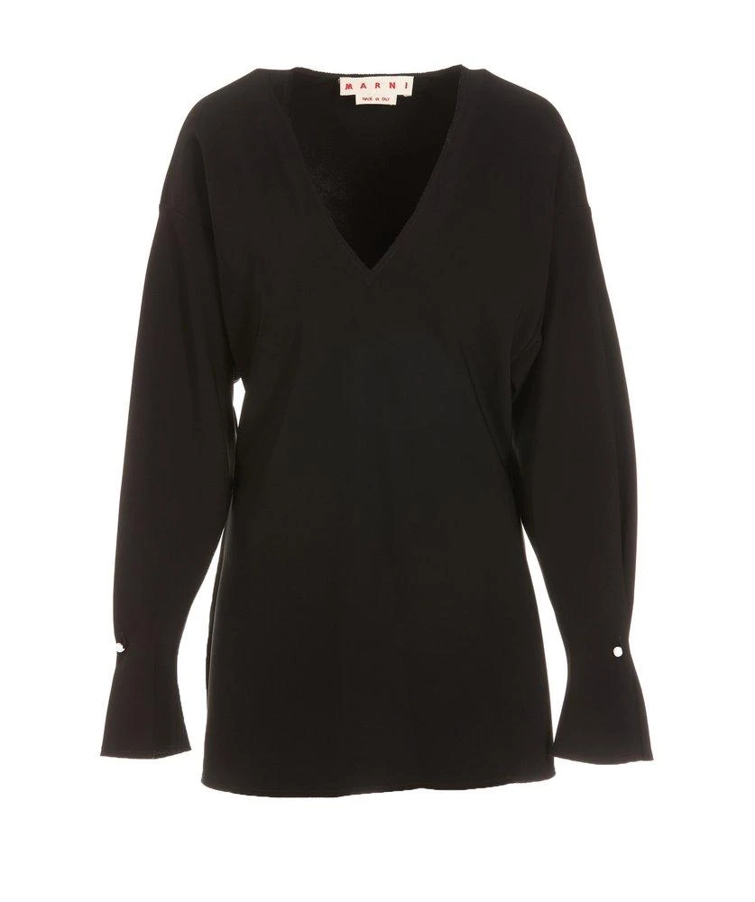 商品Marni|Marni Stretched Cady Long Shirt,价格¥4247,第1张图片