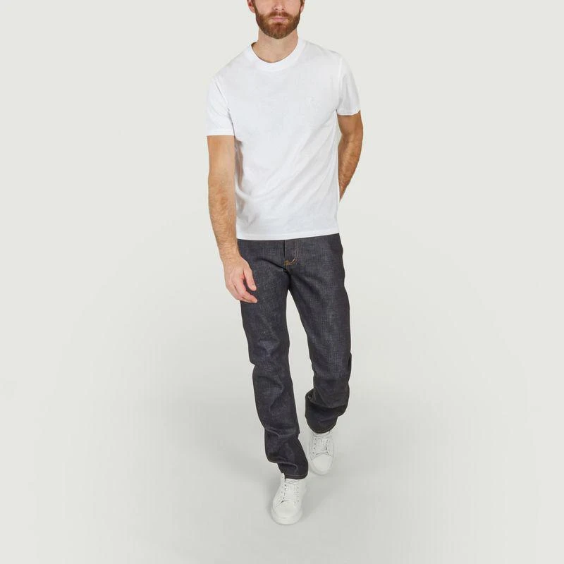 商品AMI|ADC T-shirt WOOL GABARDINE WHITE AMI PARIS,价格¥980,第4张图片详细描述