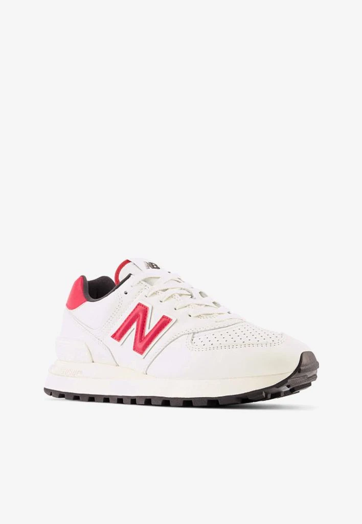 商品New Balance|574 Low-Top Sneakers in Angora with Crimson,价格¥1332,第3张图片详细描述