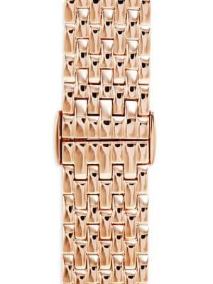 41MM Rose Gold IP Stainless Steel & Crystal Bracelet Watch商品第4张图片规格展示