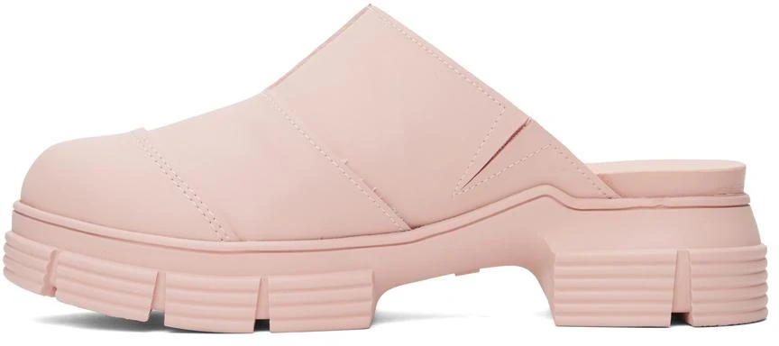 商品Ganni|Pink City Slippers,价格¥704,第3张图片详细描述