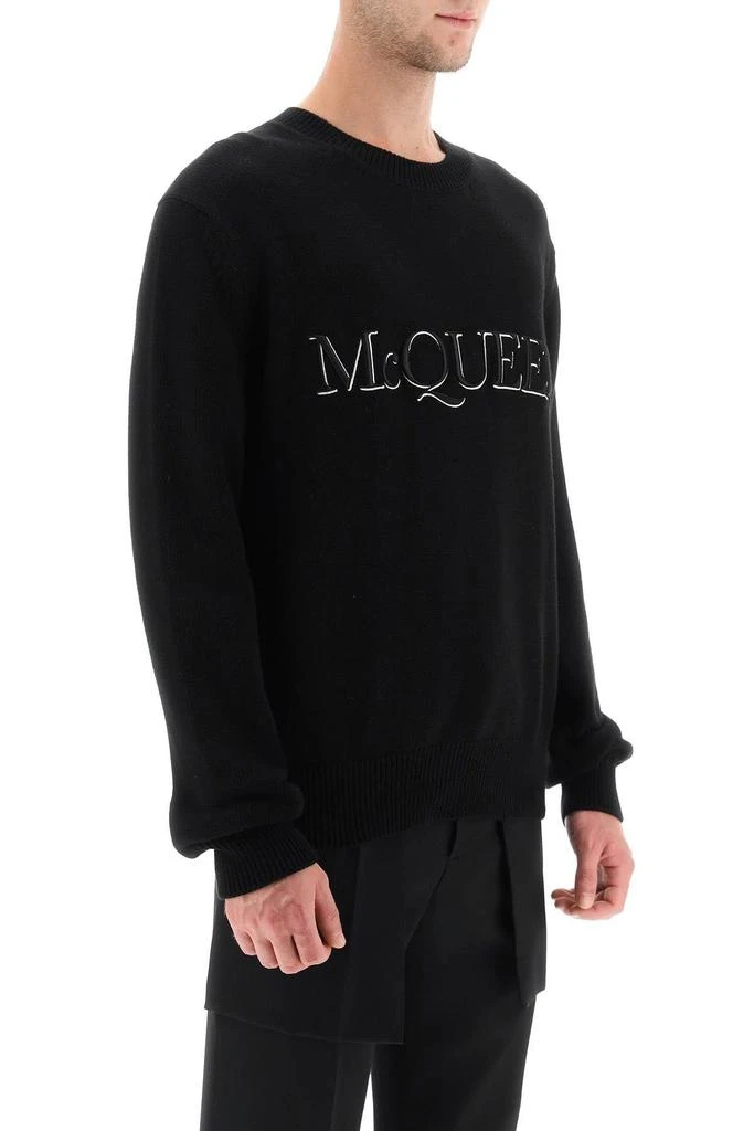 商品Alexander McQueen|Sweater with logo embroidery,价格¥3225,第3张图片详细描述