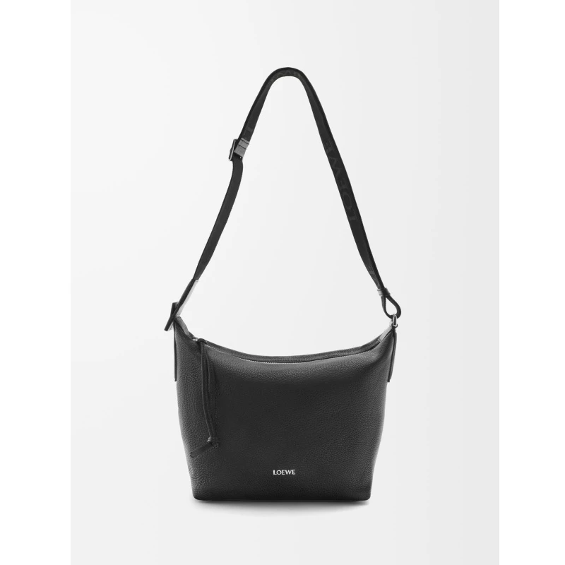 商品Loewe|罗意威 男士黑色小牛皮单肩包 B906Q63X08-1100,价格¥12815,第1张图片