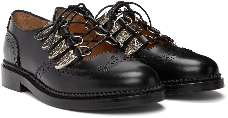 商品Toga Pulla|Black Leather Oxfords,价格¥1105,第4张图片详细描述