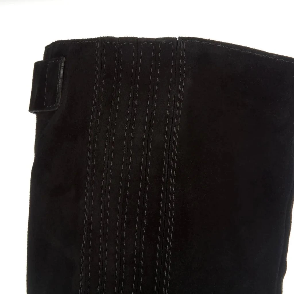 商品Ganni|Ganni Women's Suede Knee Boots - Black,价格¥1386,第4张图片详细描述