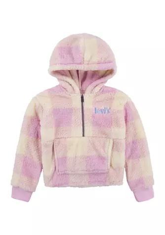 商品Levi's|Girls 7-16 Sherpa Pullover Hoodie,价格¥232,第1张图片