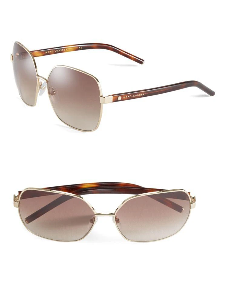 商品Marc Jacobs|61MM Square Sunglasses,价格¥489,第1张图片