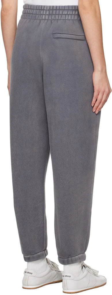 商品Alexander Wang|Gray Puff Logo Sweatpants,价格¥759,第3张图片详细描述