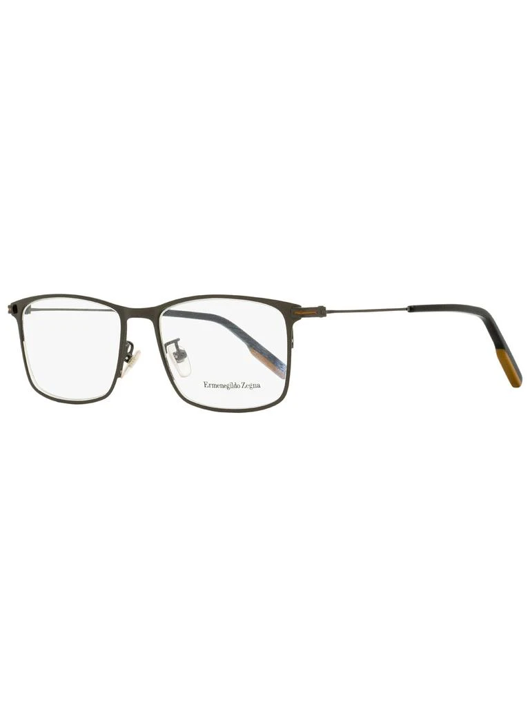 商品Zegna|Ermenegildo Zegna Men's Rectangular Eyeglasses EZ5154D 012 Dark Ruthenium/Black 55mm,价格¥508,第1张图片