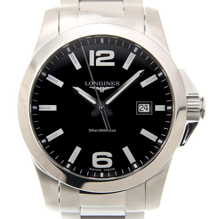 商品Longines|浪琴 康卡斯系列 男士石英手表41mm L3.759.4.58.6 ,价格¥4281,第1张图片