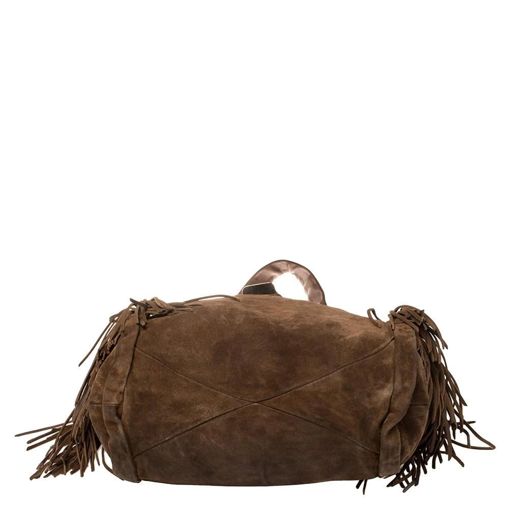 Celine Brown Suede and Leather Fringe Dimitri Shoulder Bag 商品