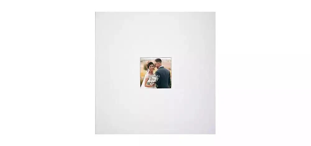 商品Barnes & Noble|White Photo Album by Peter Pauper Press,价格¥186,第1张图片