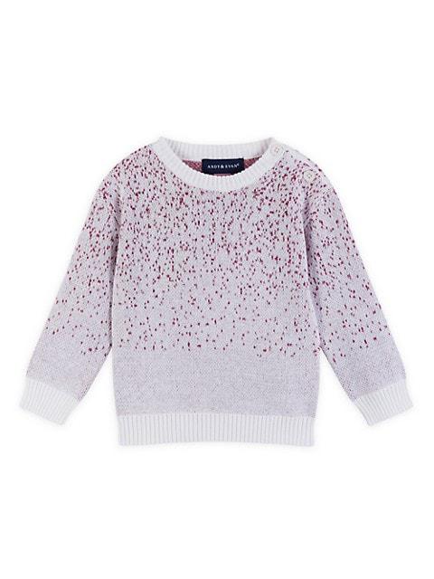 Baby Girl's & Little Girl's 2-Piece Speckled Sweater & Leggings Set商品第3张图片规格展示