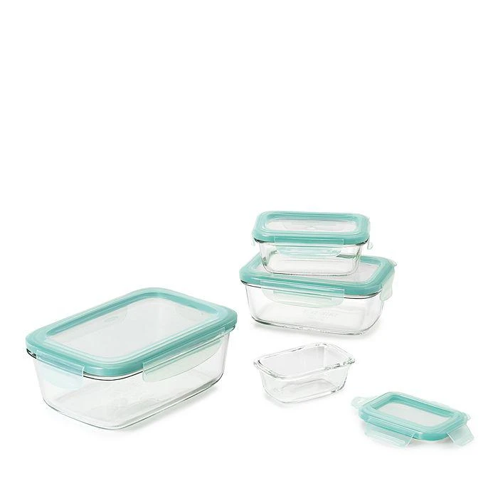 商品OXO|8-Piece Smart Seal Glass Rectangle Container Set,价格¥247,第3张图片详细描述