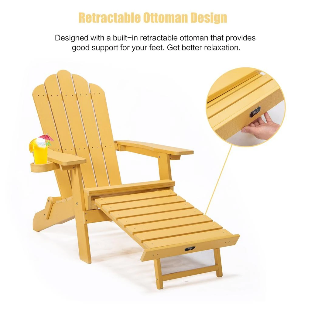 商品Simplie Fun|TALE Folding Adirondack Chair,价格¥2266,第4张图片详细描述