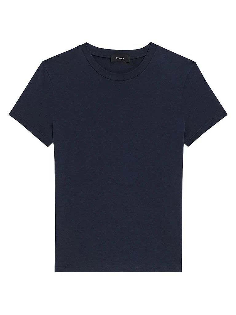商品Theory|Crewneck Cotton T-Shirt,价格¥420,第1张图片