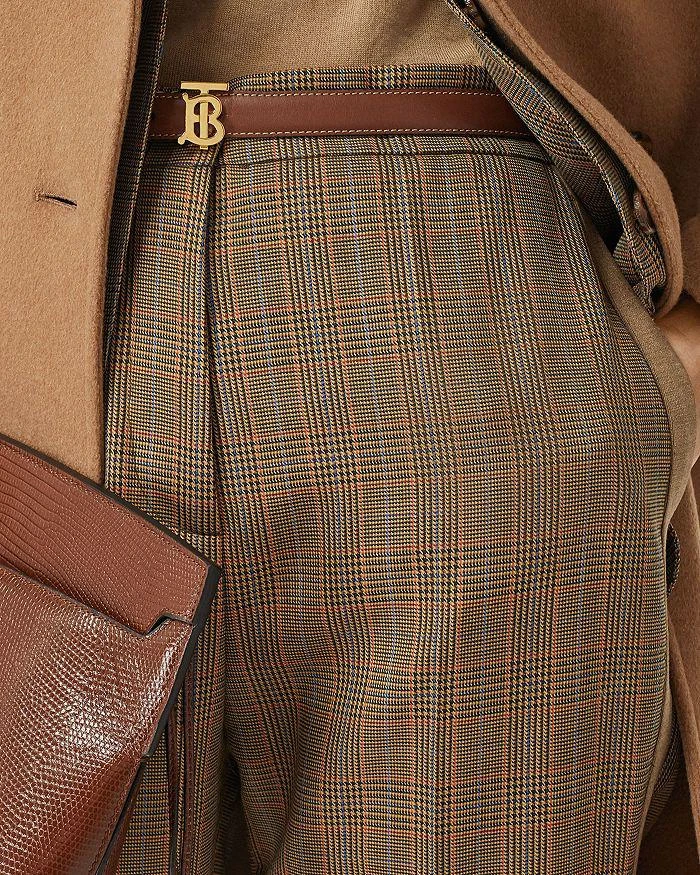 商品Burberry|Monogram Motif Topstitched Leather Belt,价格¥2854,第5张图片详细描述