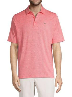 商品Callaway|Logo Textured Polo,价格¥263,第1张图片