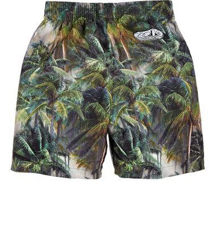 商品MOLO|Palm-Tree-Print Swim Trunks,价格¥313,第2张图片详细描述