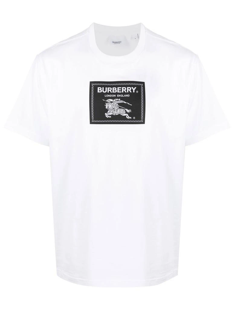 商品Burberry|BURBERRY - Printed Cotton T-shirt,价格¥5013,第1张图片