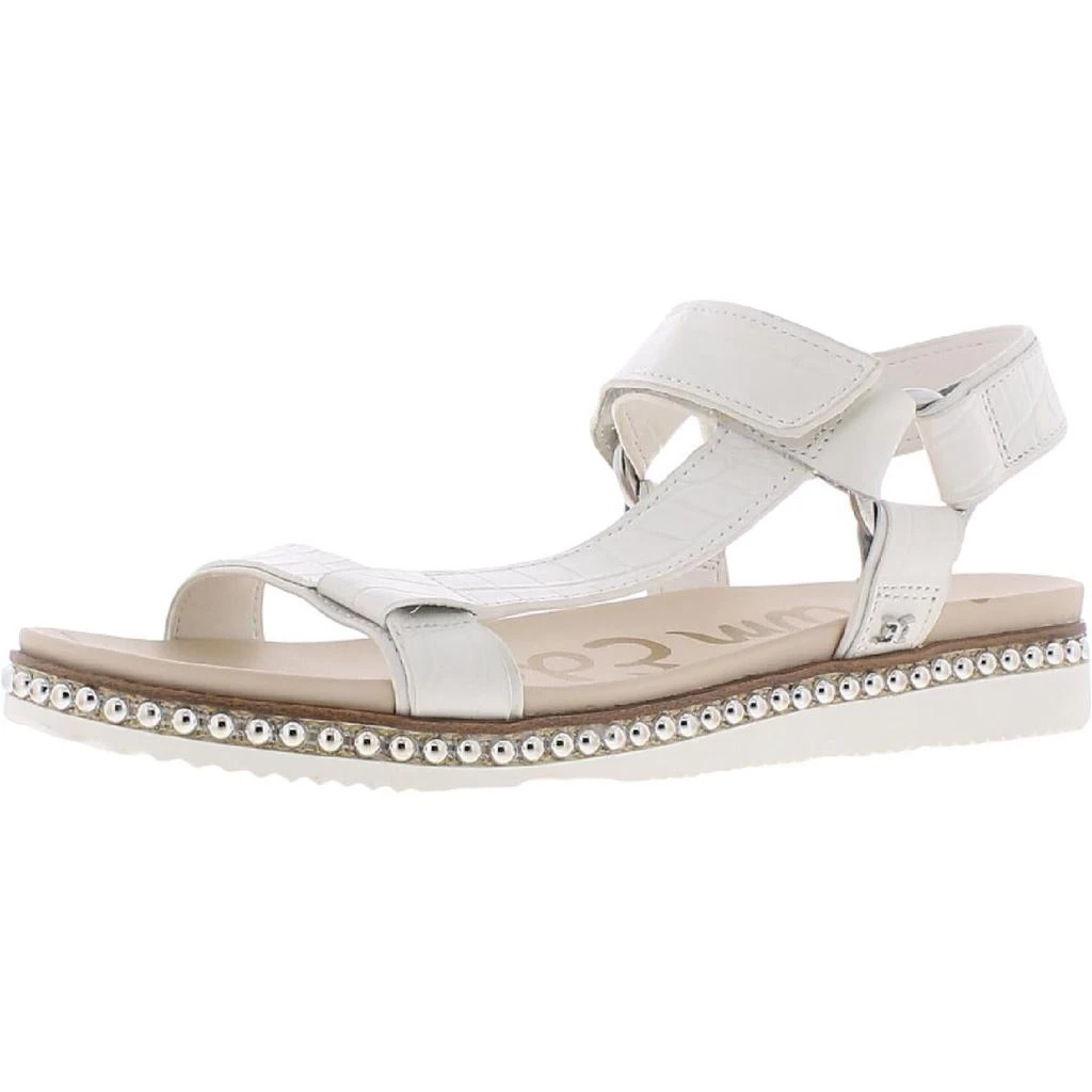 商品Sam Edelman|Sam Edelman Womens Annalise Leather Ankle Strap Flats,价格¥252,第2张图片详细描述