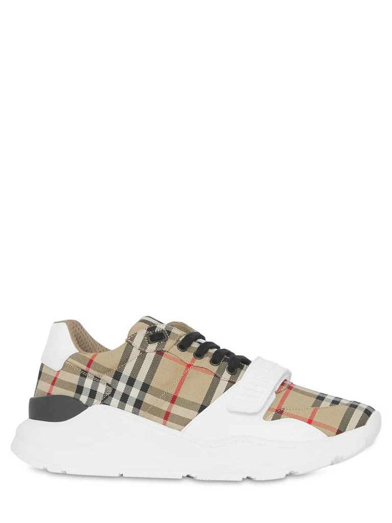 商品Burberry|30mm New Regis Check Canvas Sneakers,价格¥6448,第2张图片详细描述