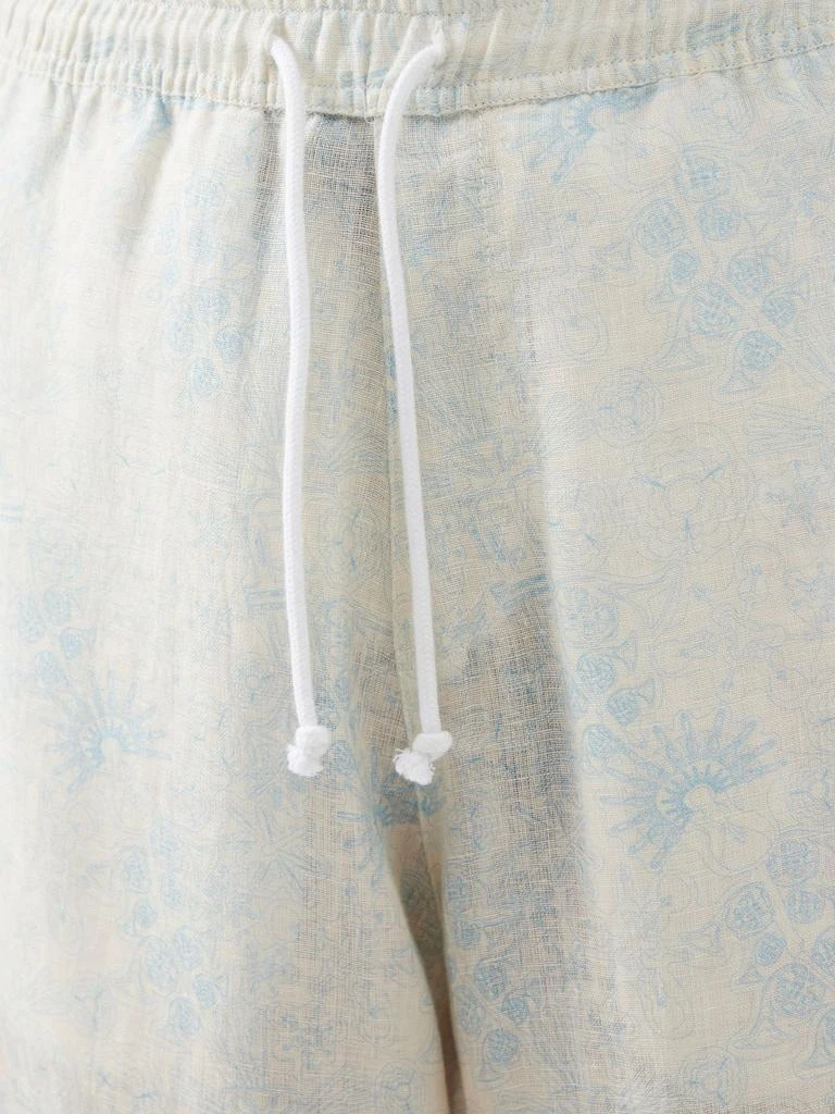 商品Charles Jeffrey Loverboy|Printed linen Bermuda shorts,价格¥1328,第4张图片详细描述
