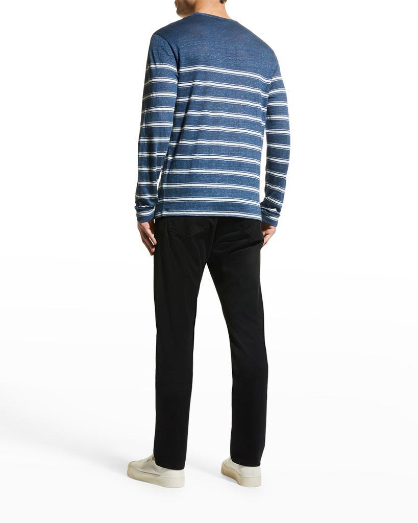 商品Vince|Men's Linen Stripe Sweater,价格¥1076,第6张图片详细描述
