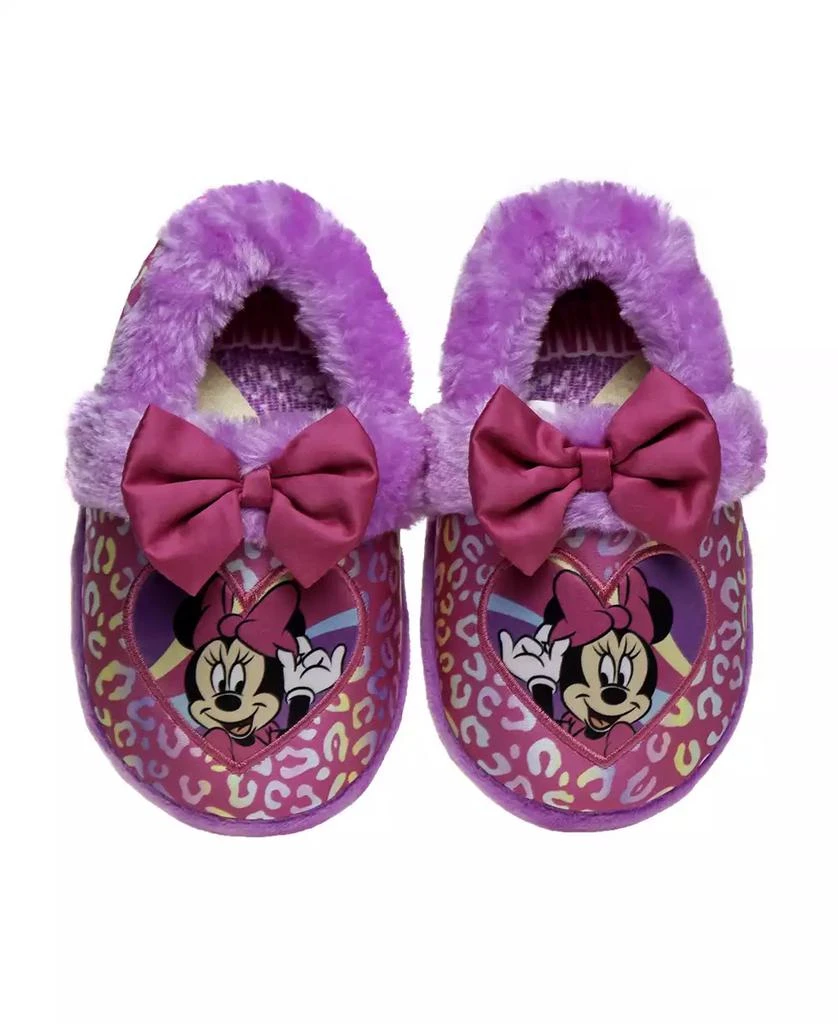 商品Disney|Little Girls Minnie Mouse Slippers,价格¥196,第3张图片详细描述