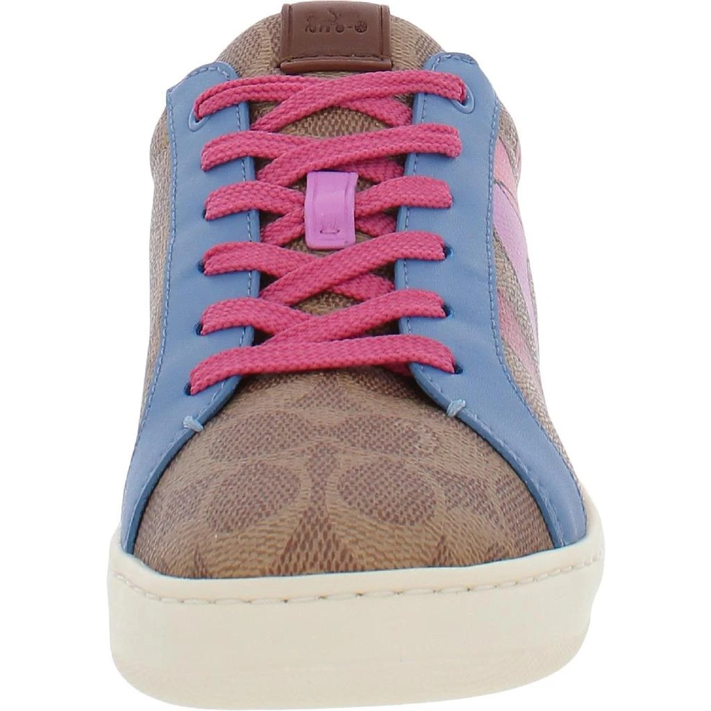 商品Coach|Coach Womens Lowline Leather Lifestyle Casual and Fashion Sneakers,价格¥550,第3张图片详细描述