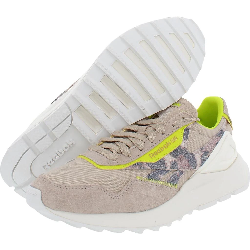 商品Reebok|Reebok Womens CL Legacy AZ Leopard Print Lace Up Athletic and Training Shoes,价格¥177,第3张图片详细描述