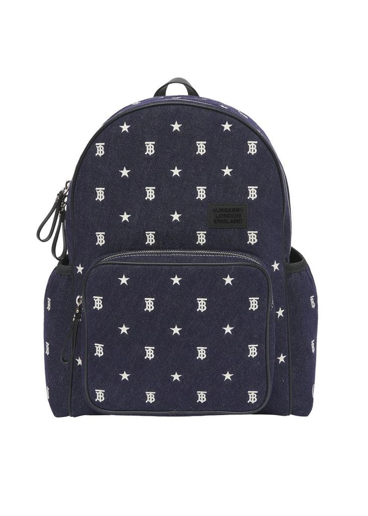 商品Burberry|Star and monogram motif denim backpack,价格¥6097,第1张图片