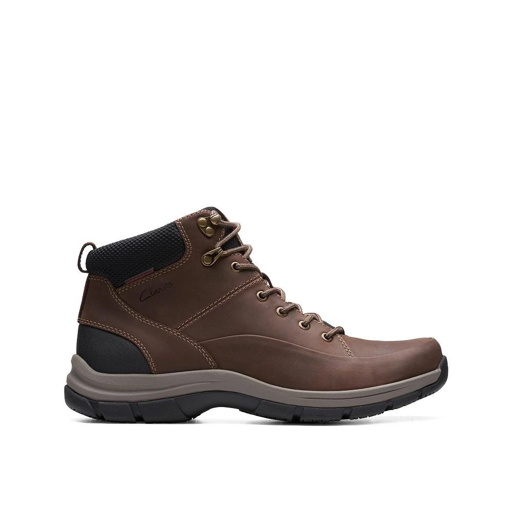 商品Clarks|Men's Collection Walpath Mid Leather Lace Up Boots,价格¥636,第2张图片详细描述