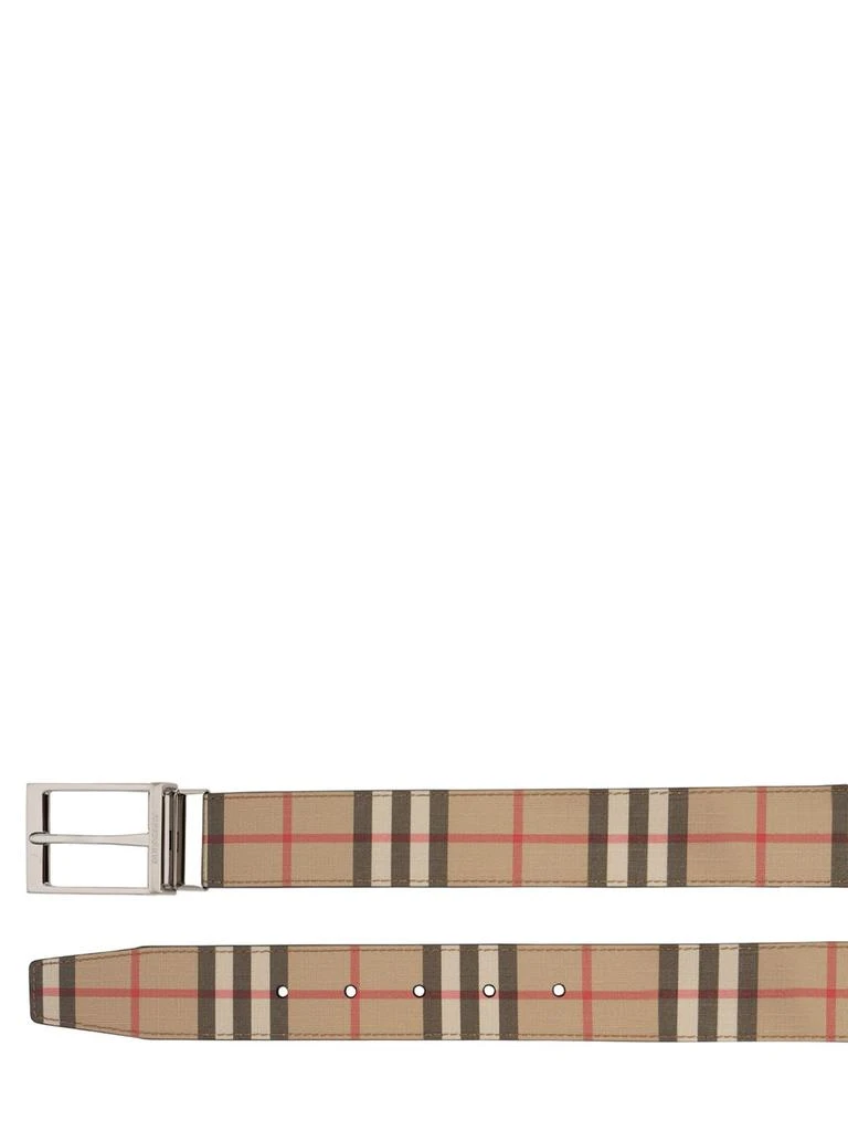商品Burberry|3.5cm Check Faux Leather Belt,价格¥3712,第2张图片详细描述