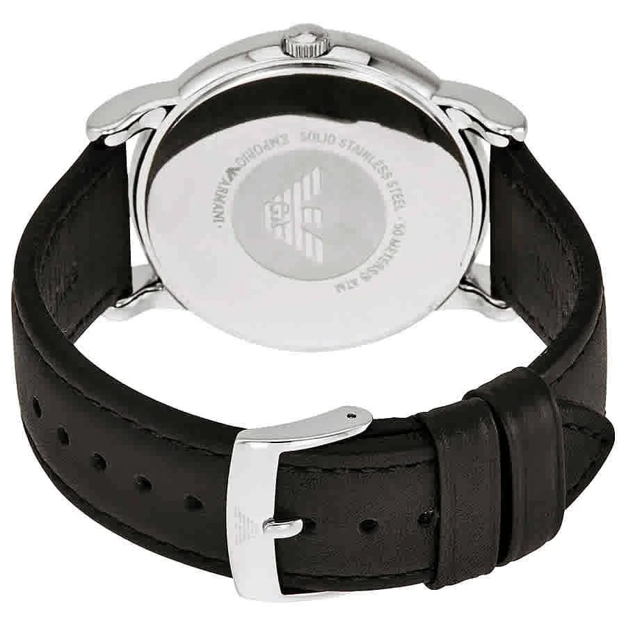 商品Emporio Armani|Classic Black Dial Black Leather Men's Watch AR1692,价格¥726,第3张图片详细描述