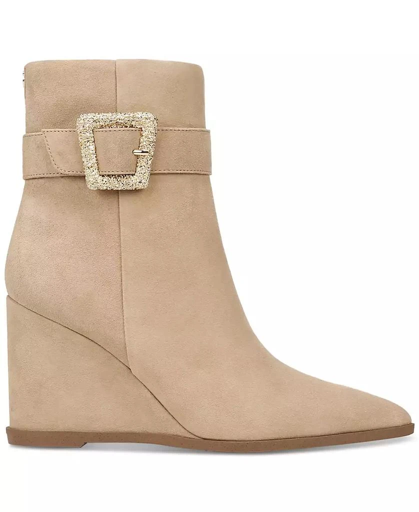 商品Sam Edelman|Women's Weslie Buckled Wedge Booties,价格¥896,第2张图片详细描述