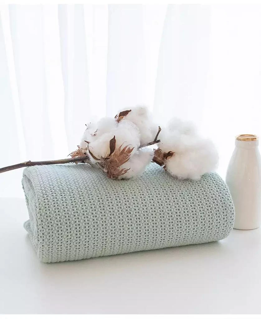 商品Living Textiles|Baby Boys or Baby Girls Cotton Cellular Blanket,价格¥225,第4张图片详细描述