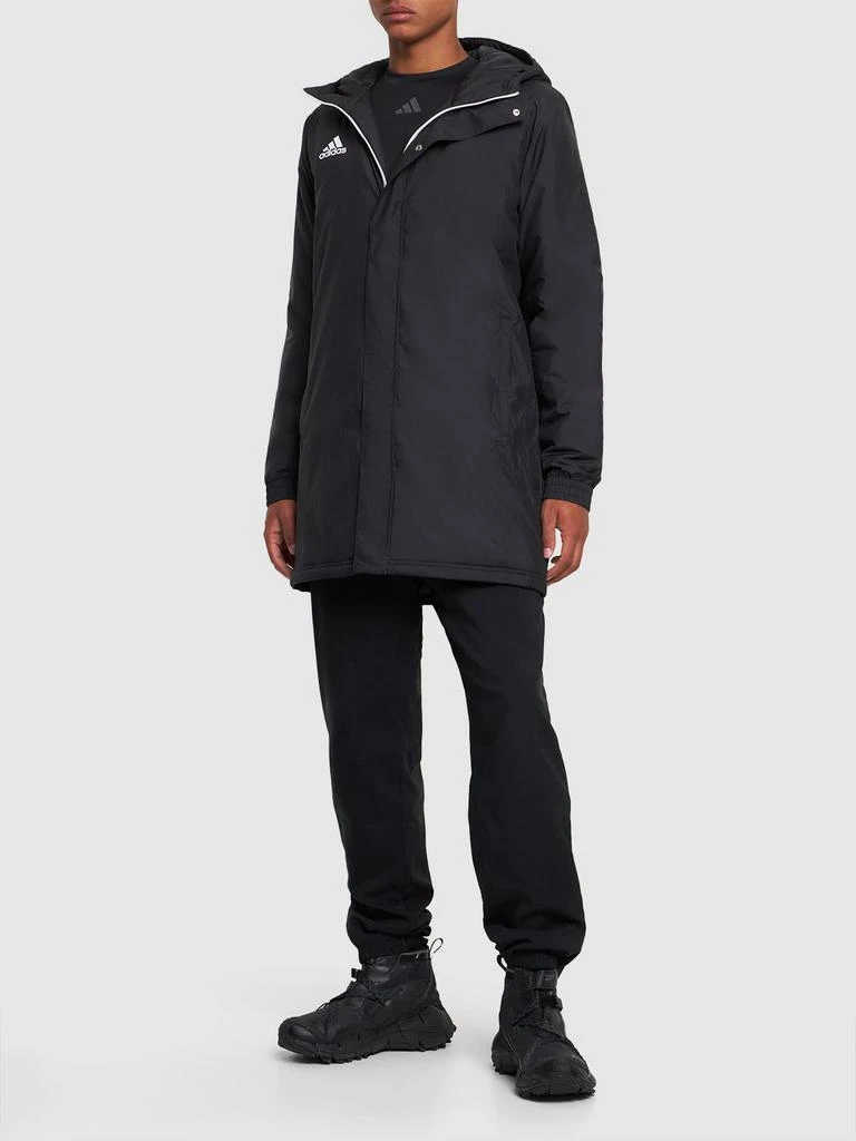 商品Adidas|Stad Long Jacket With Hood,价格¥697,第1张图片详细描述