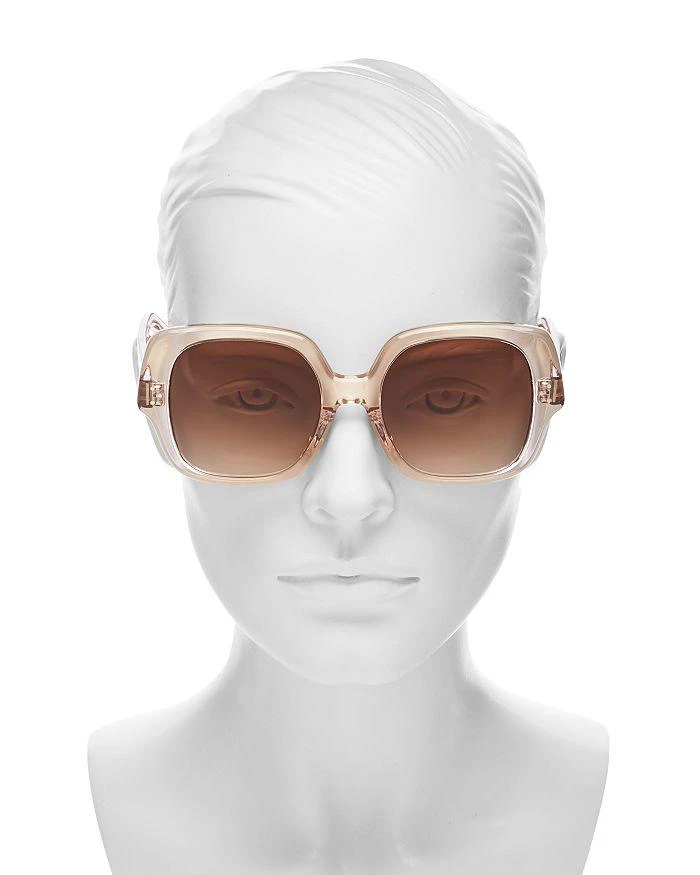 商品Celine|Bold 3 Dots Square Sunglasses, 55mm,价格¥3455,第2张图片详细描述
