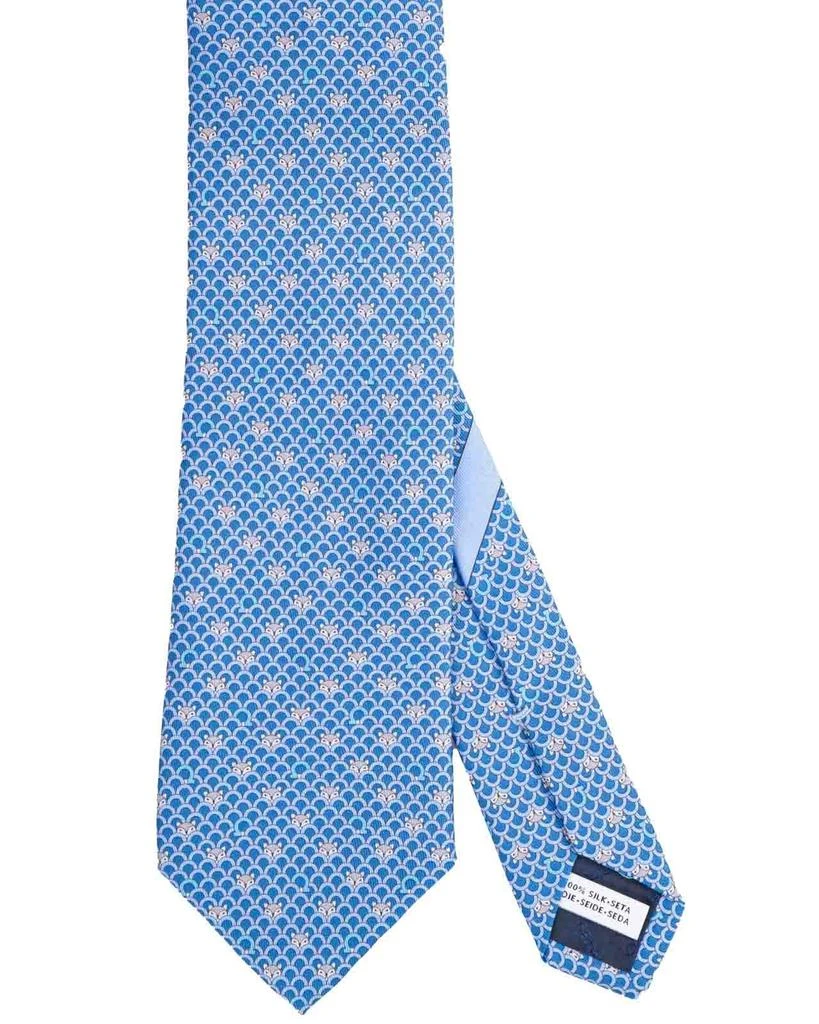 商品Salvatore Ferragamo|Salvatore Ferragamo Micro Pattern Printed Tie,价格¥1523,第2张图片详细描述