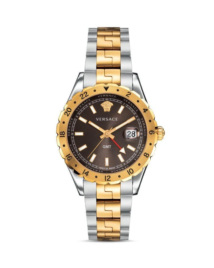 商品Versace|Two Tone Hellenyium Watch, 42mm,价格¥10440,第1张图片