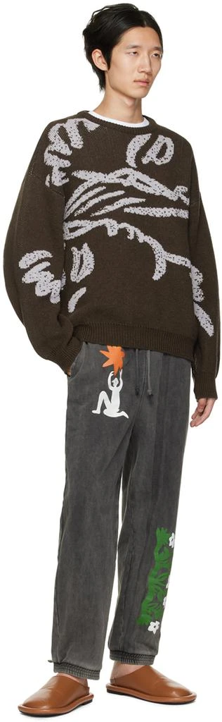 商品Carne Bollente|Black Bush Hour Lounge Pants,价格¥642,第4张图片详细描述