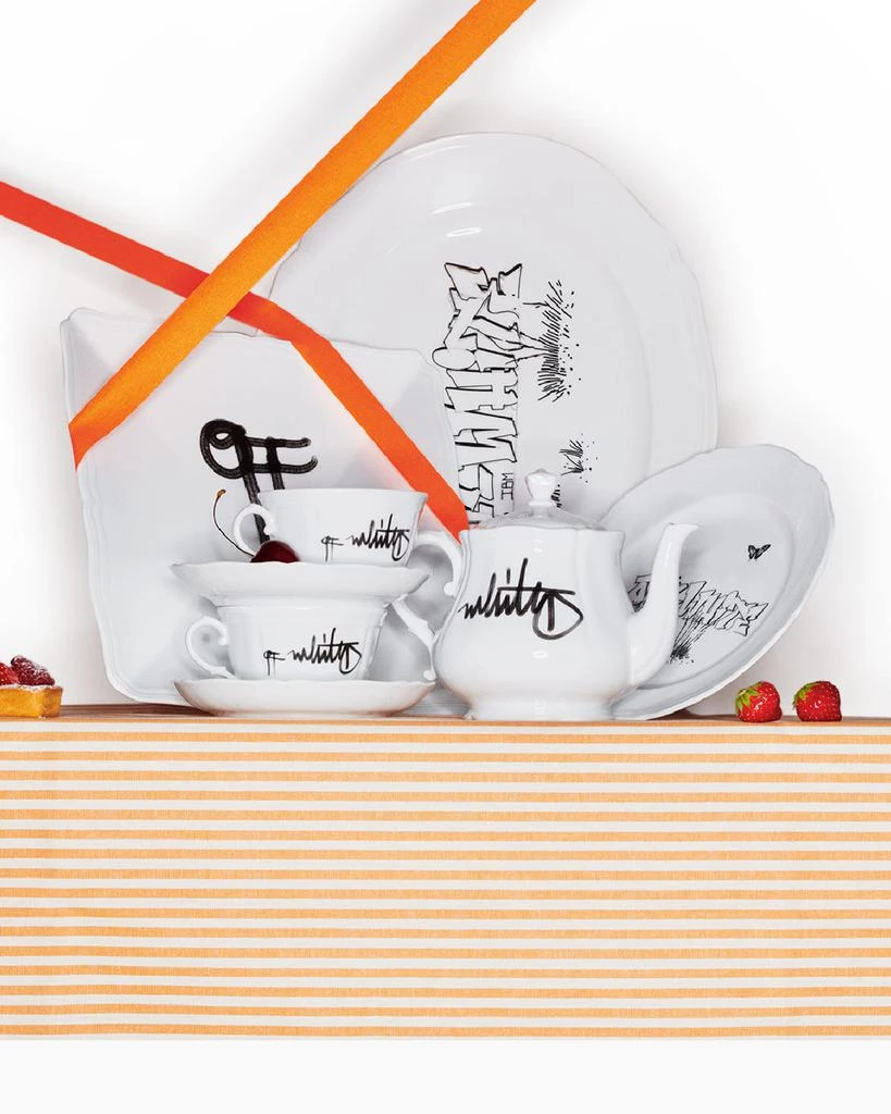 商品Off White c/o Ginori 1735|Porcelain Tea Cup & Saucer Set,价格¥5441,第2张图片详细描述
