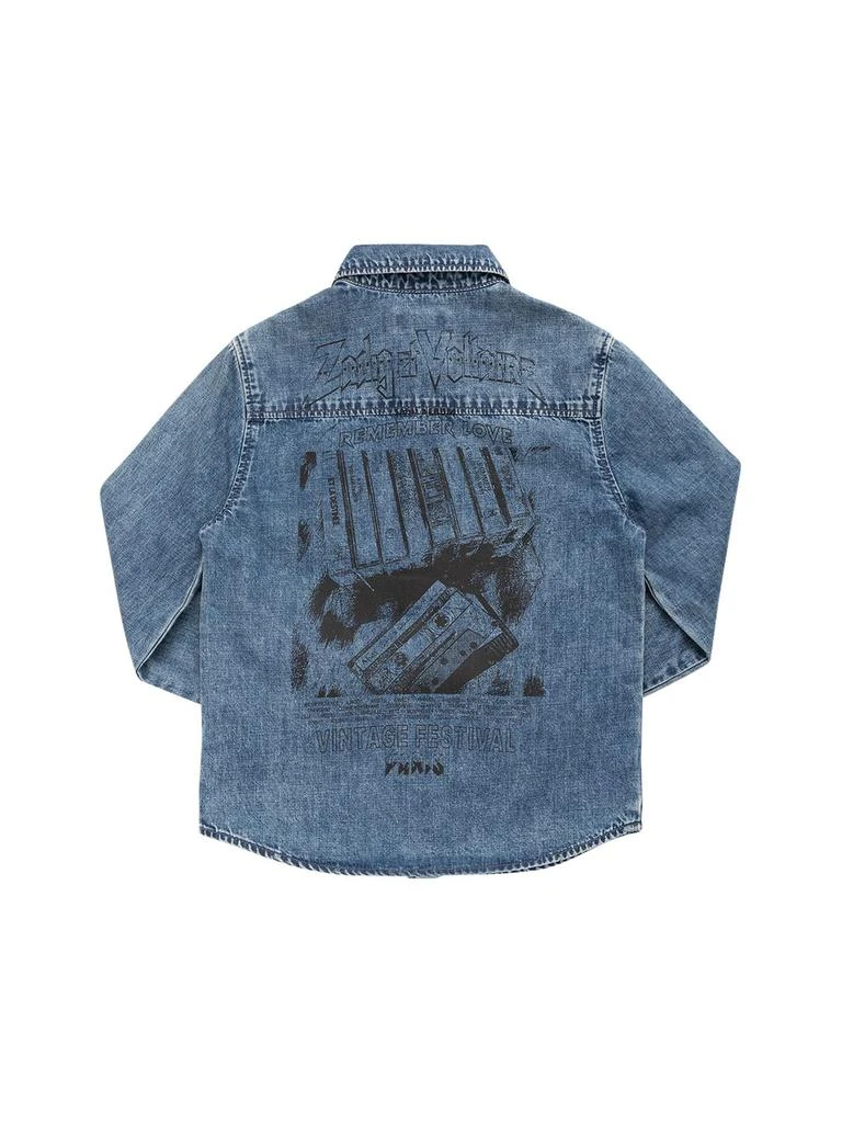 商品Zadig&Voltaire|Printed Cotton Denim Shirt,价格¥577,第1张图片