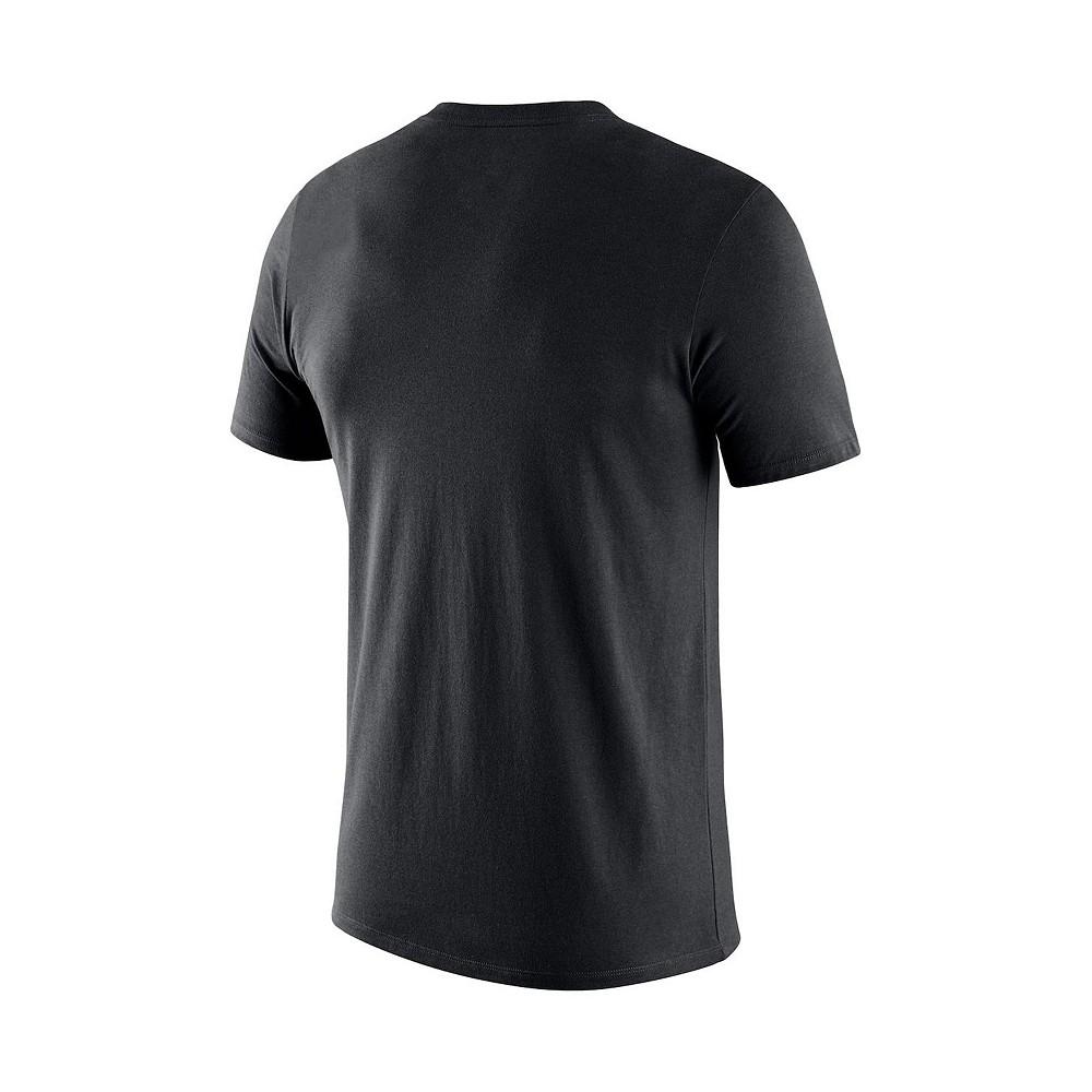 Men's Black Purdue Boilermakers Logo Stack Legend Performance T-shirt商品第4张图片规格展示