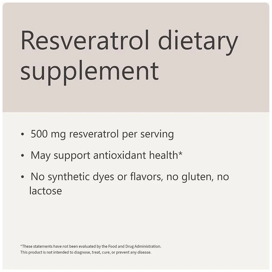 Resveratrol 500 mg Softgels (30 days) 商品