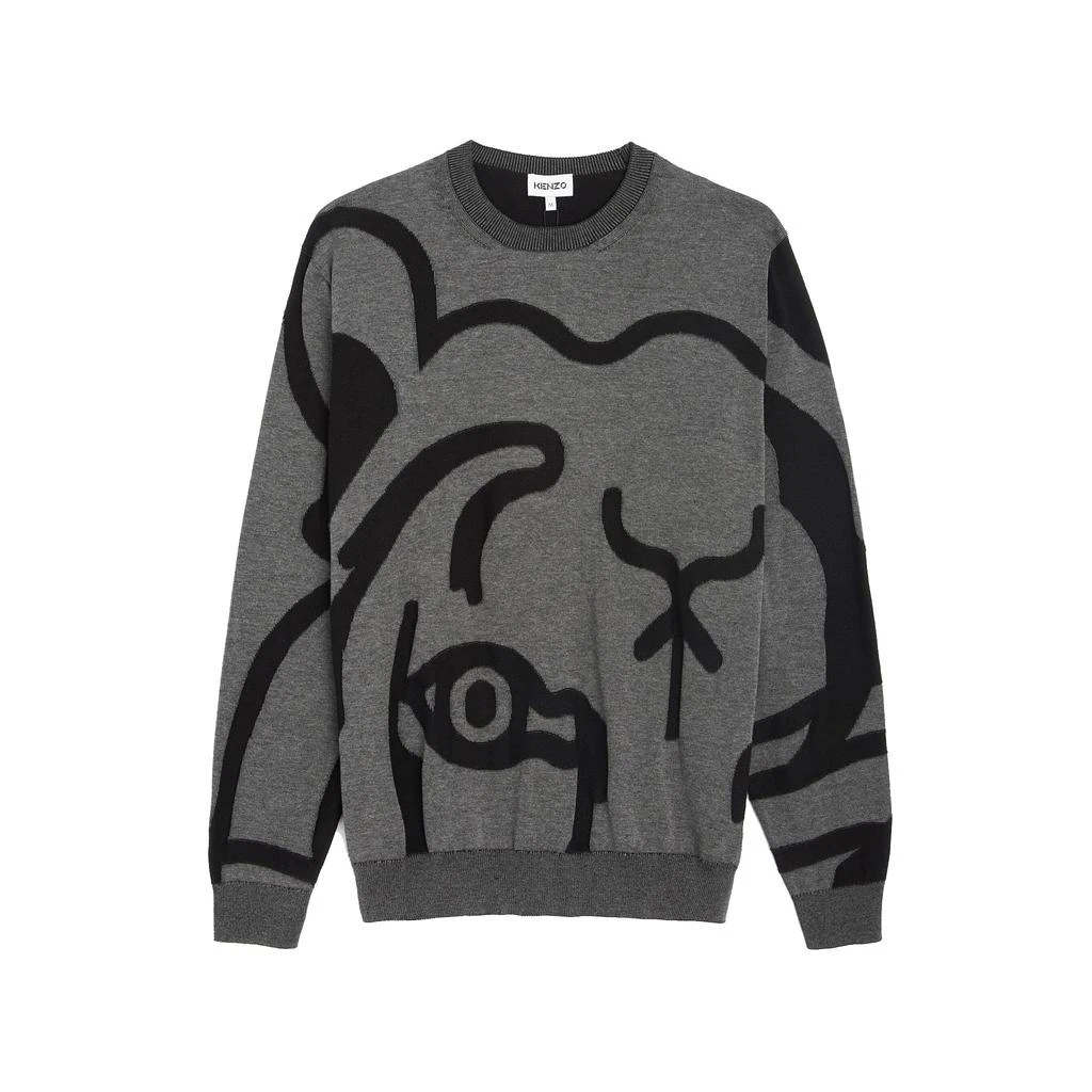 商品Kenzo|Kenzo Abstract Tiger-Print Sweatshirt,价格¥2014,第1张图片