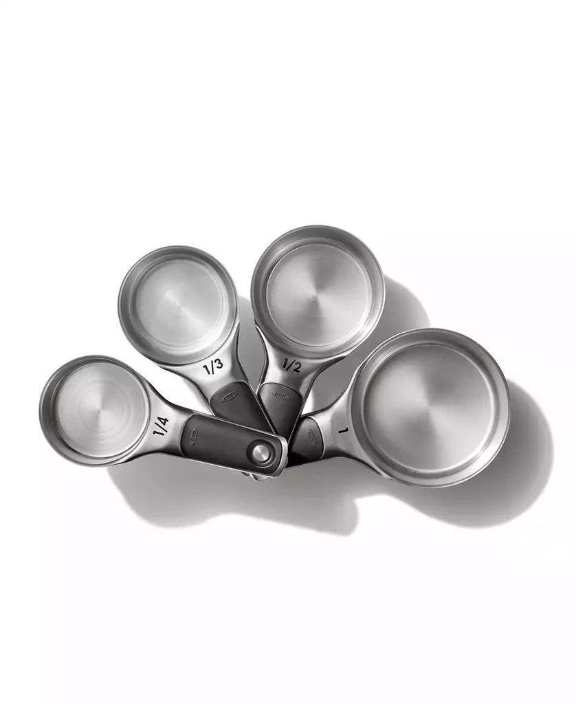 商品OXO|Good Grips Set of 4 Stainless Steel Magnetic Measuring Cups,价格¥323,第3张图片详细描述